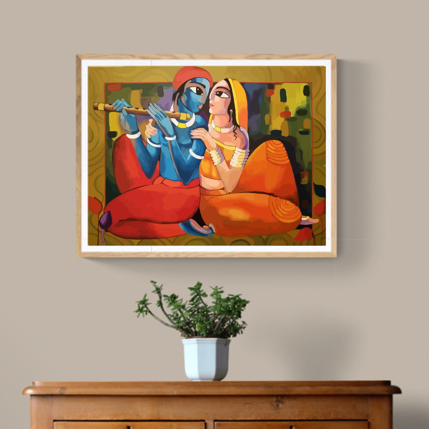 Radha Krishna Paint By Numbers Kit