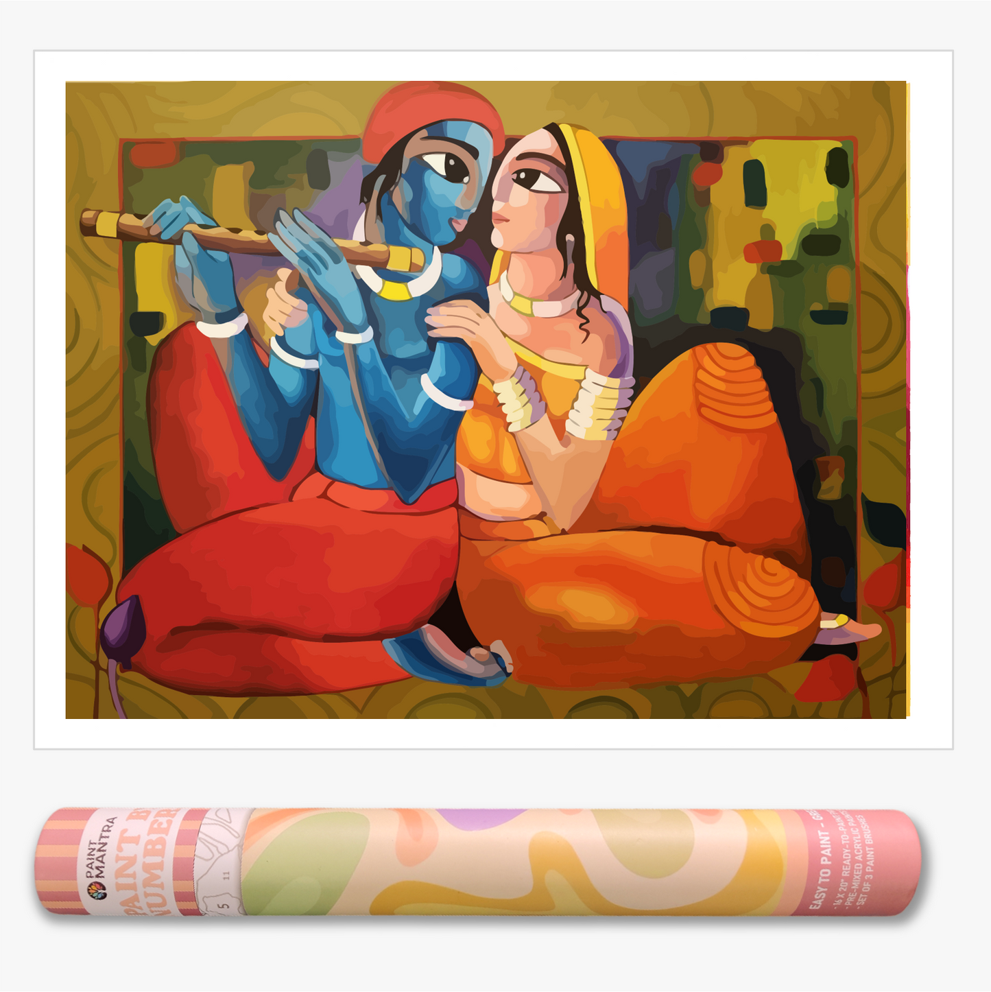 Radha Krishna Paint By Numbers Kit