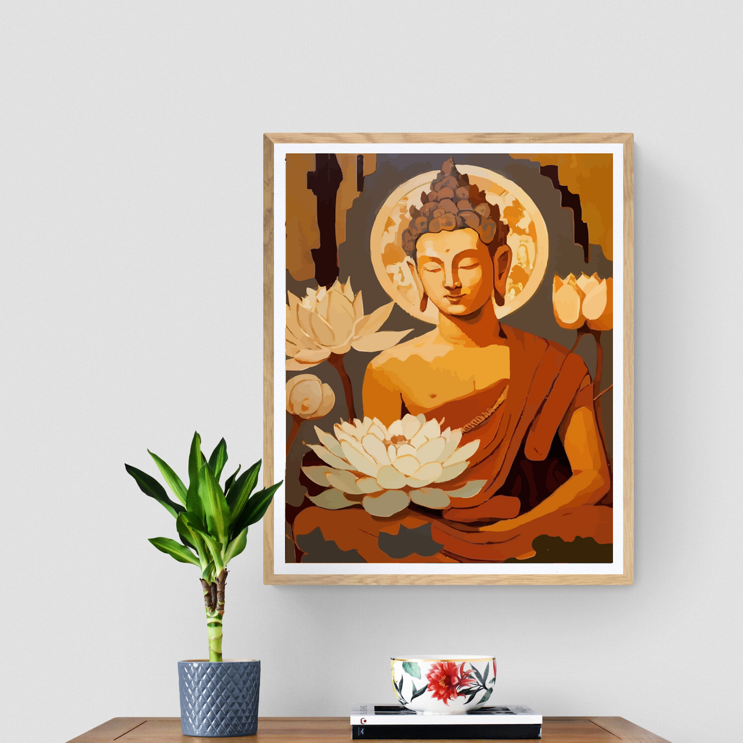 Serene Buddha Paint By Numbers Kit