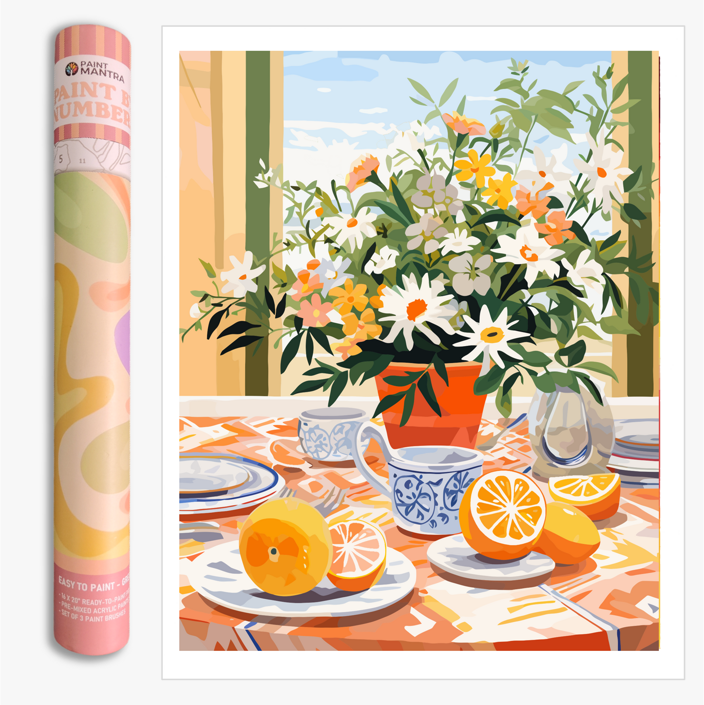 Citrus Delight Paint By Numbers Kit