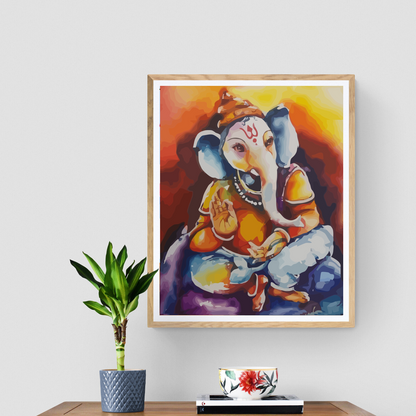 Lord Ganesha Paint By Numbers Kit