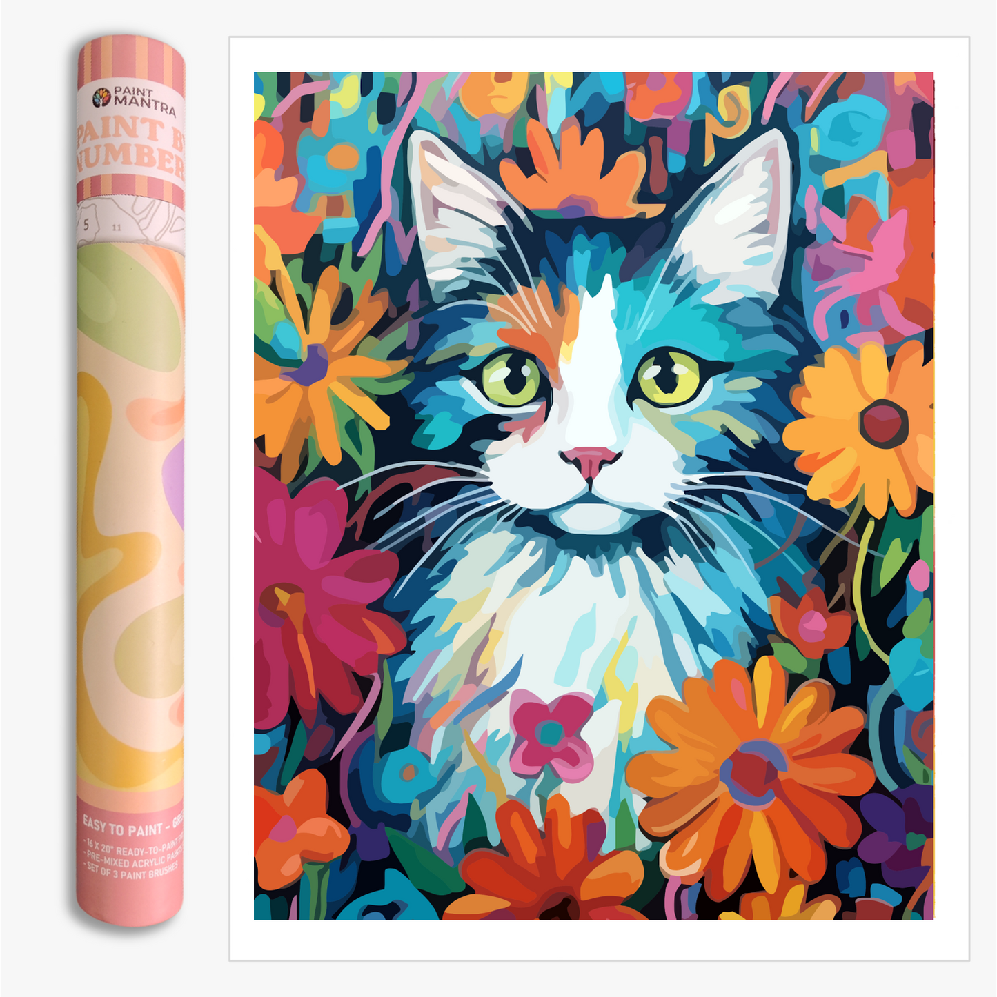 Purr-fect Kitten Paint By Numbers Kit